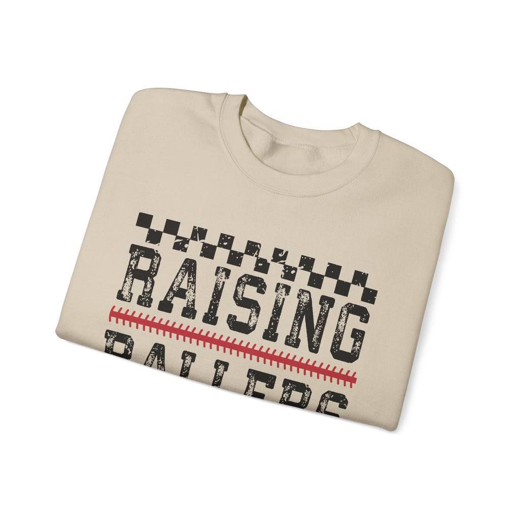 Raising Ballers Sweatshirt | Youth Basketball Parent Crewneck