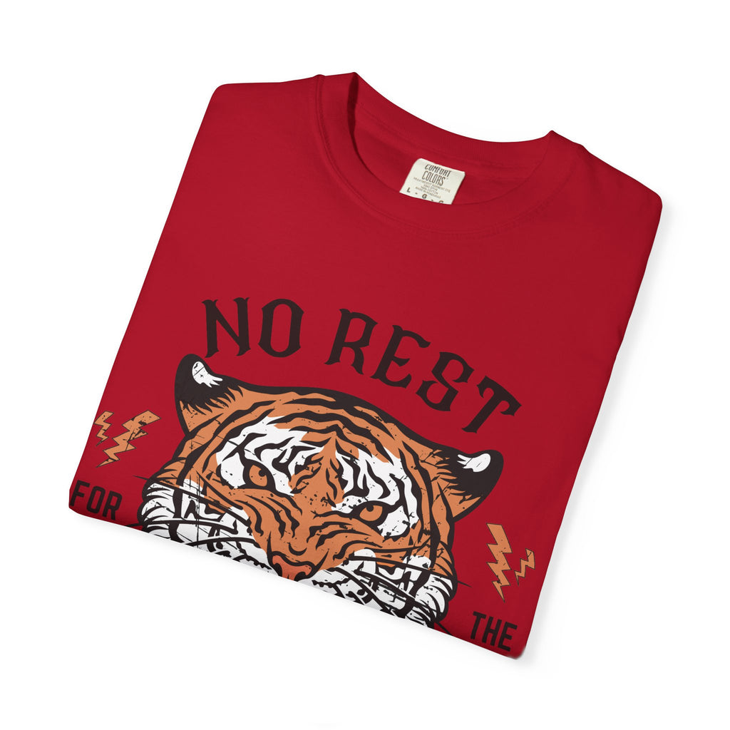 No Rest for the Mothers tiger graphic T-Shirt | Vintage tiger head tee