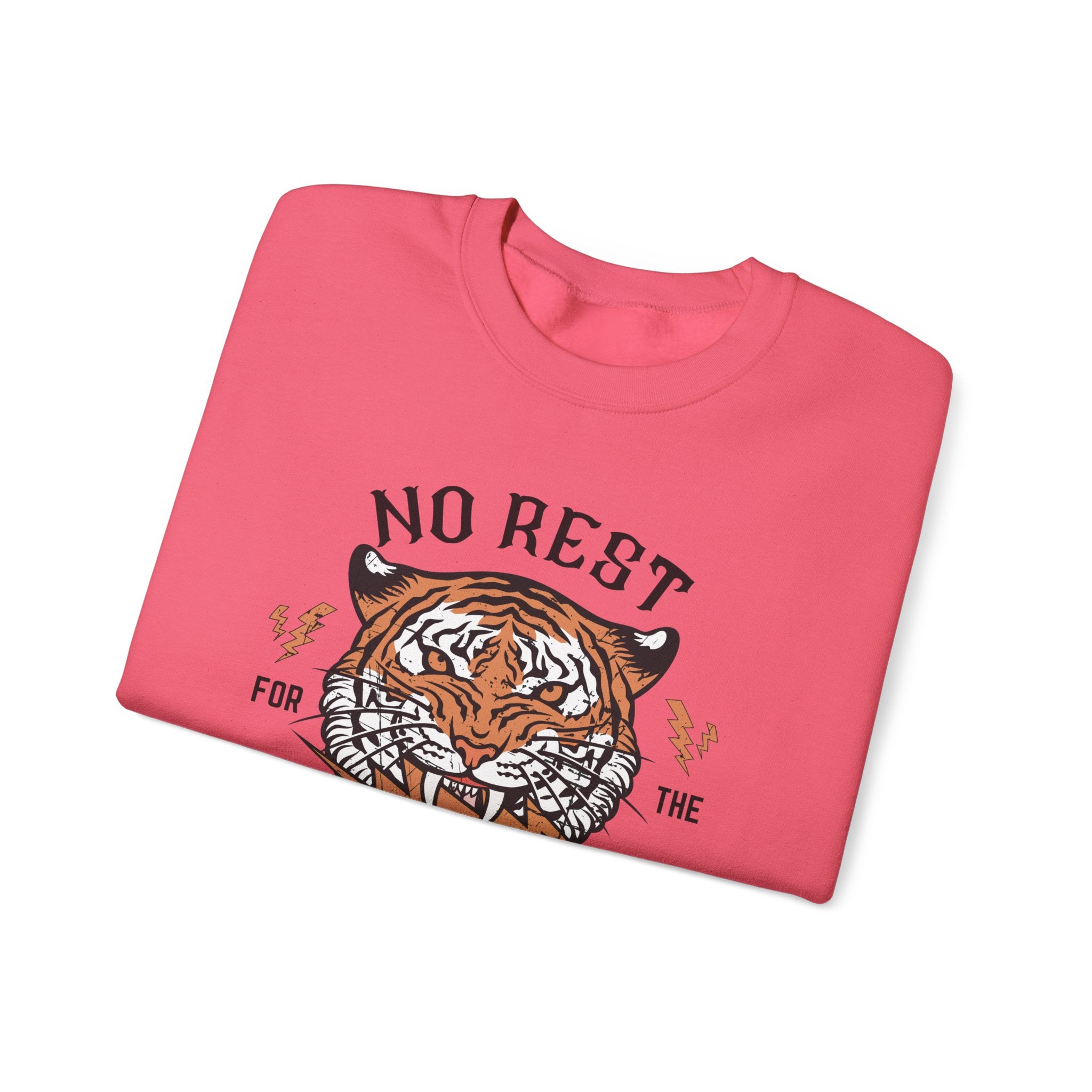 No Rest for the Mothers Tiger Crewneck Sweatshirt