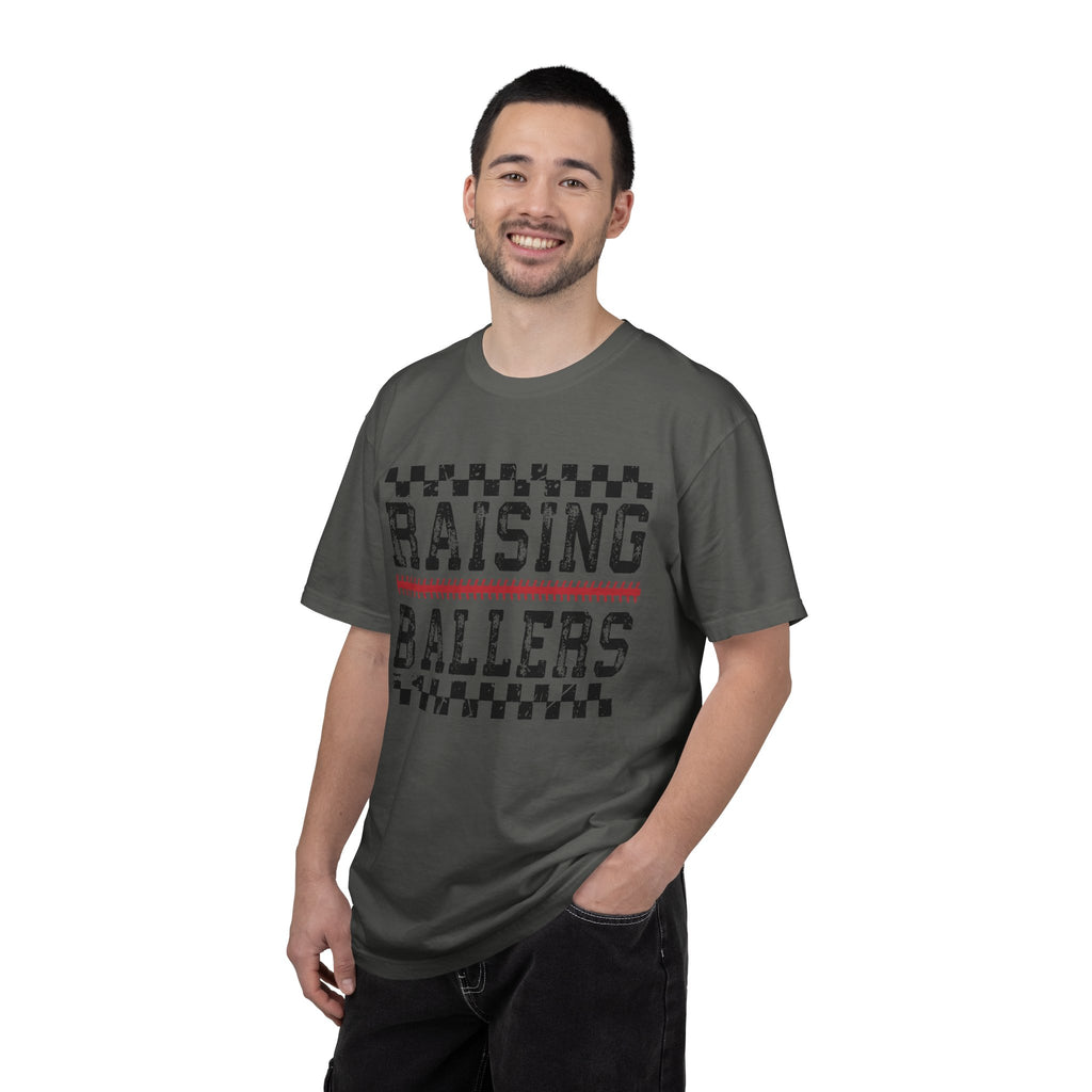 Raising Ballers T-shirt | Sports Typography, Basketball Mom Dad Shirt