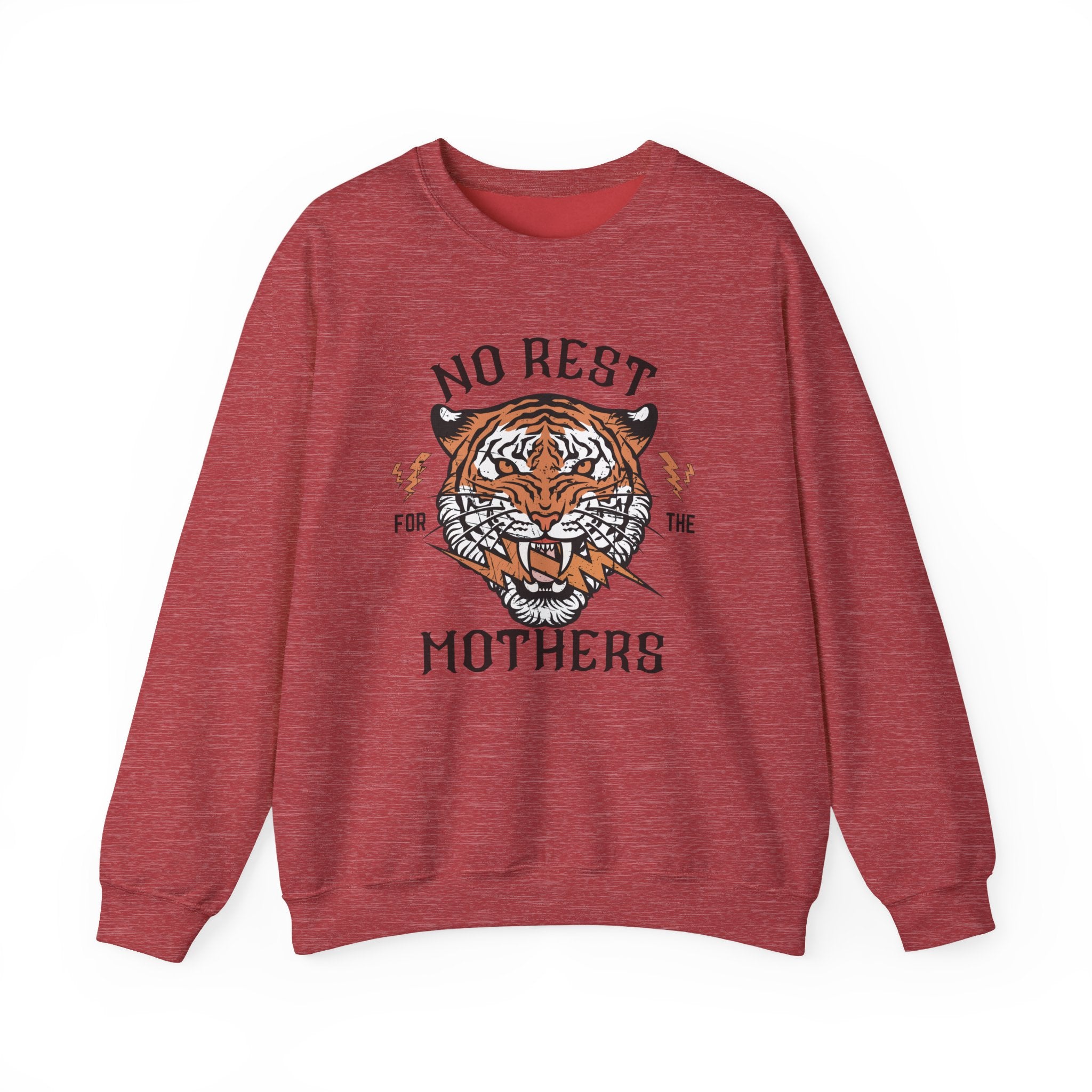 No Rest for the Mothers Tiger Crewneck Sweatshirt