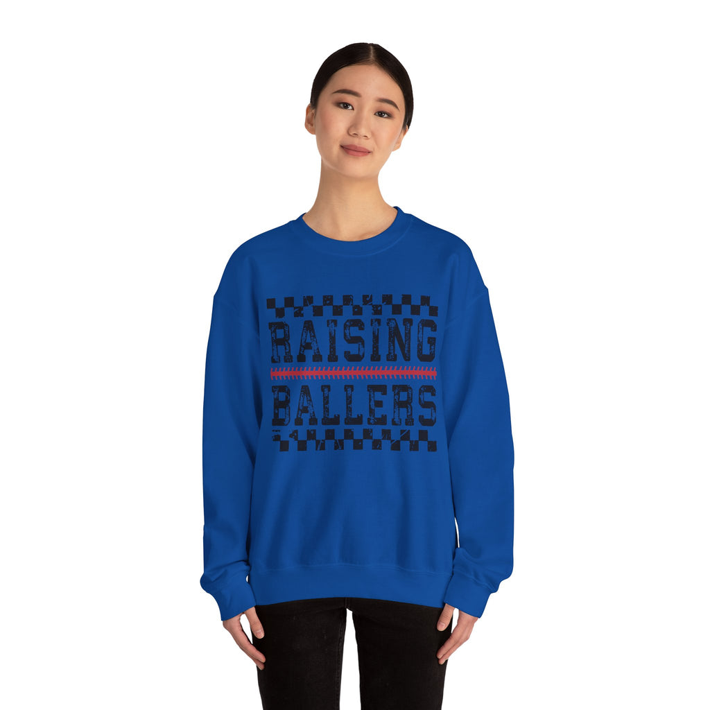 Raising Ballers Sweatshirt | Youth Basketball Parent Crewneck