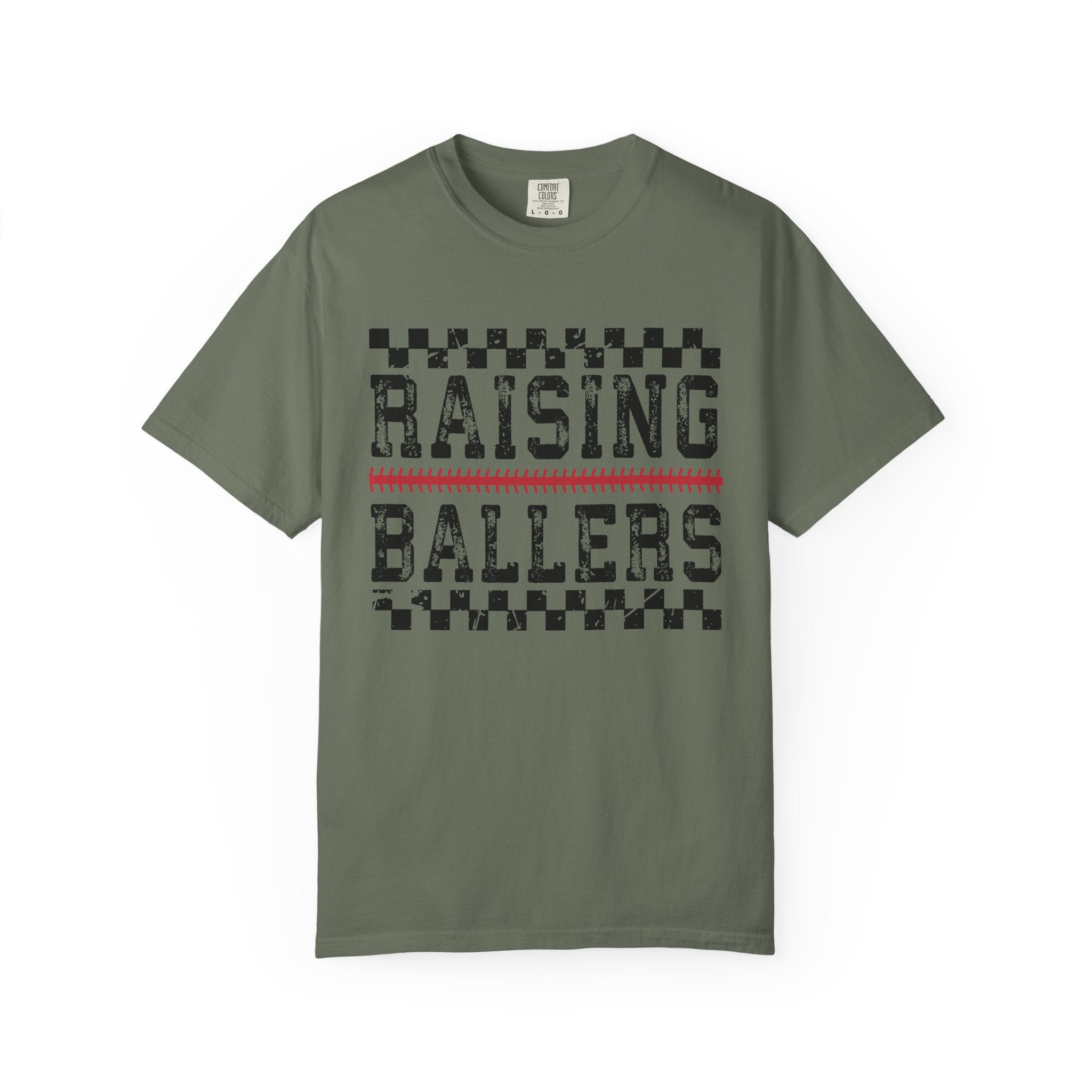 Raising Ballers T-shirt | Sports Typography, Basketball Mom Dad Shirt