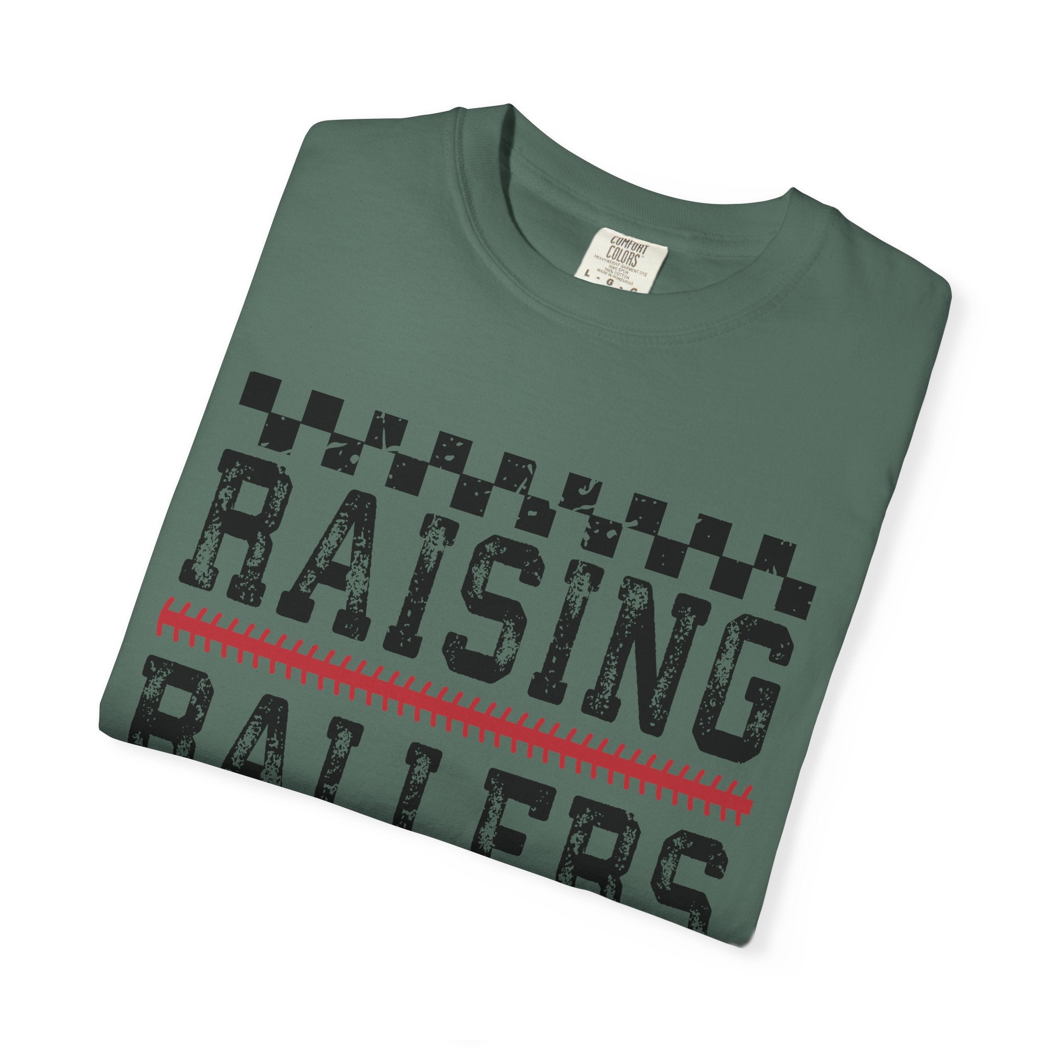Raising Ballers T-shirt | Sports Typography, Basketball Mom Dad Shirt