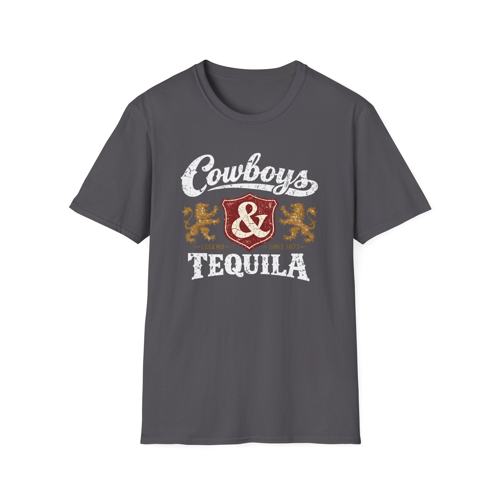 Cowboys & Tequila T-Shirt | Western Crest Graphic Tee