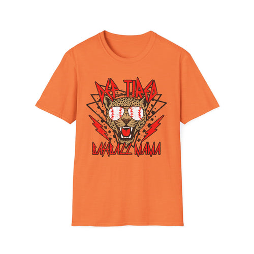 Baseball Sunglasses Wolf T-Shirt | Retro Lightning Graphic, Sports Tee
