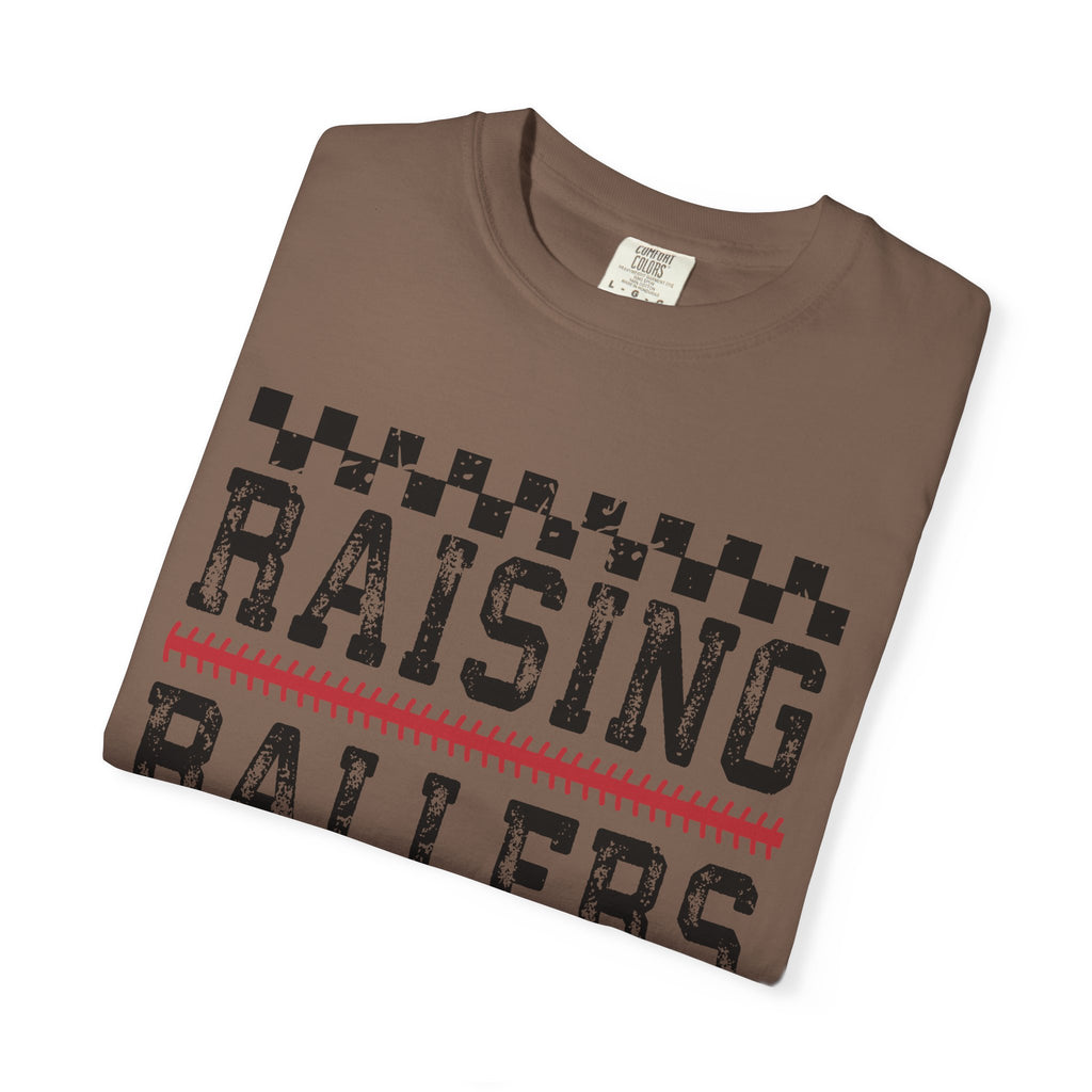 Raising Ballers T-shirt | Sports Typography, Basketball Mom Dad Shirt