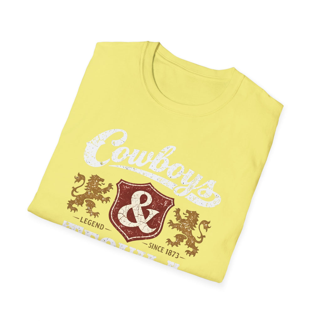 Cowboys & Tequila T-Shirt | Western Crest Graphic Tee