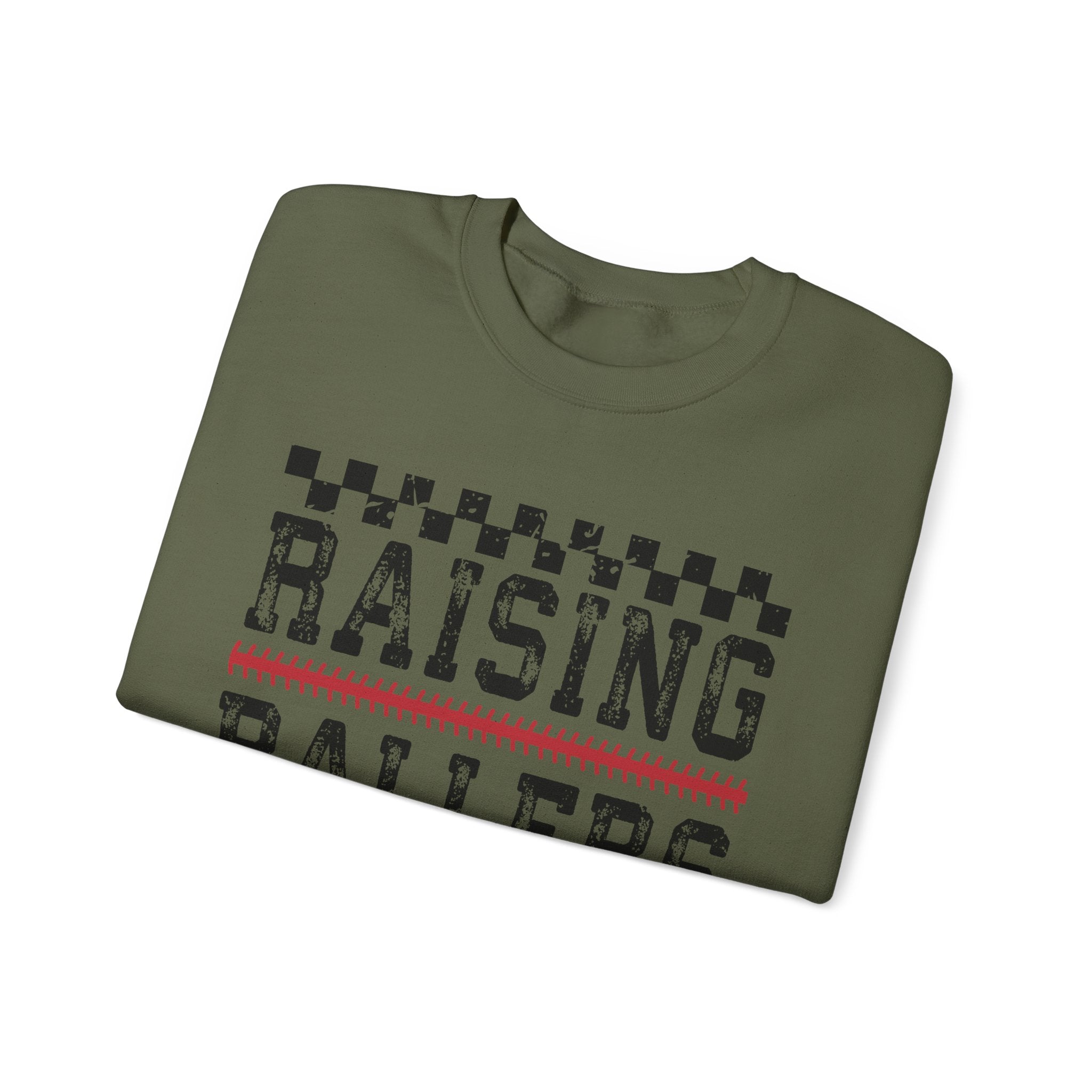 Raising Ballers Sweatshirt | Youth Basketball Parent Crewneck