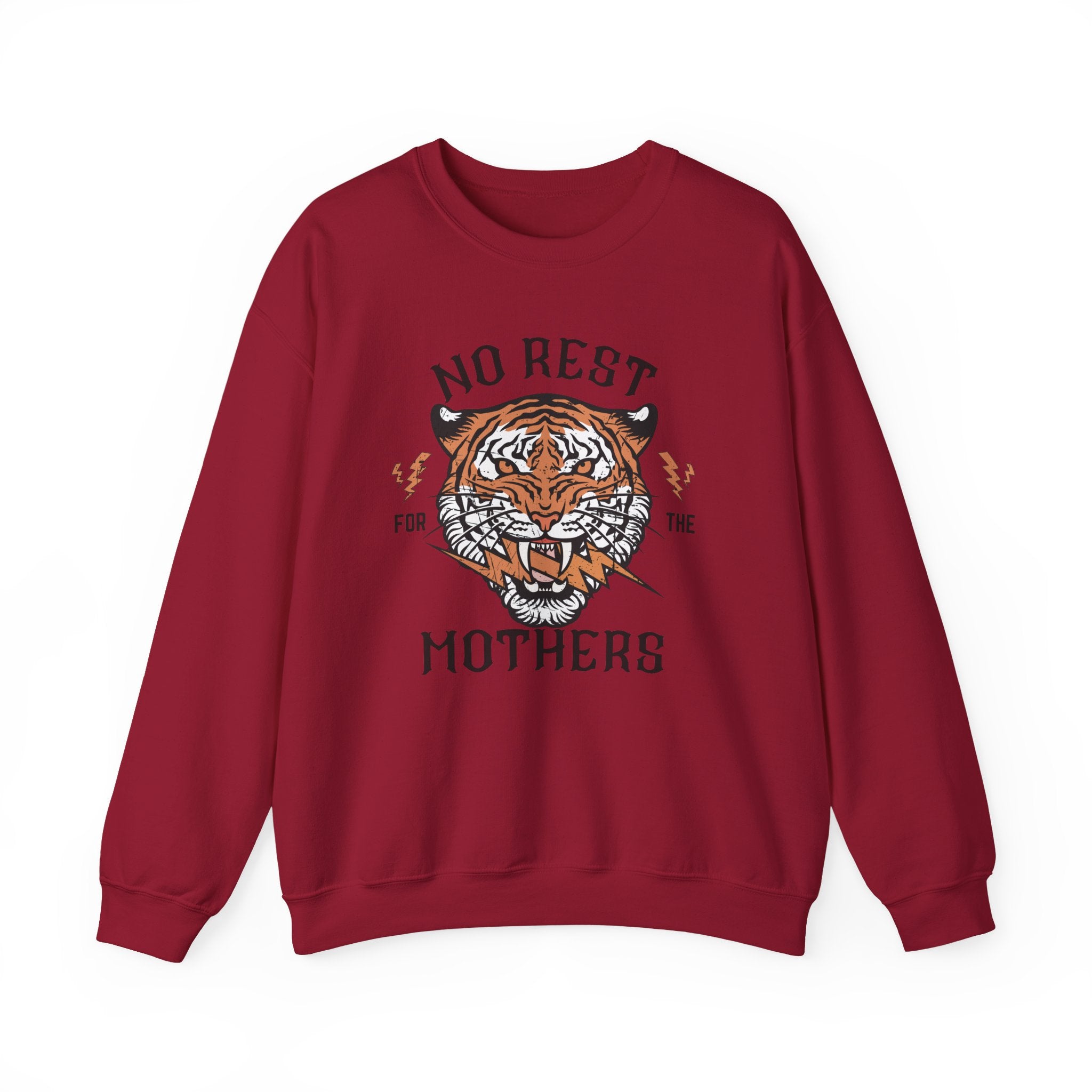 No Rest for the Mothers Tiger Crewneck Sweatshirt
