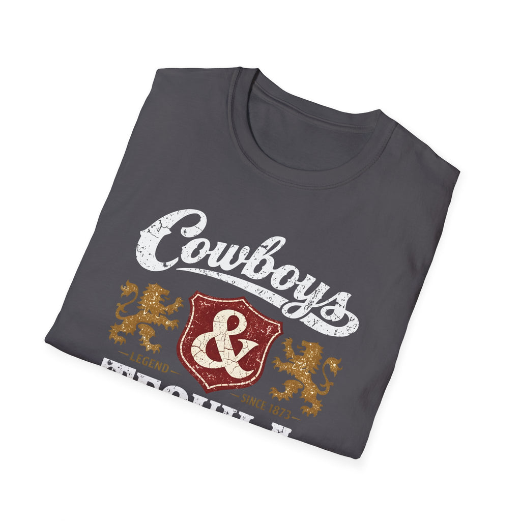 Cowboys & Tequila T-Shirt | Western Crest Graphic Tee