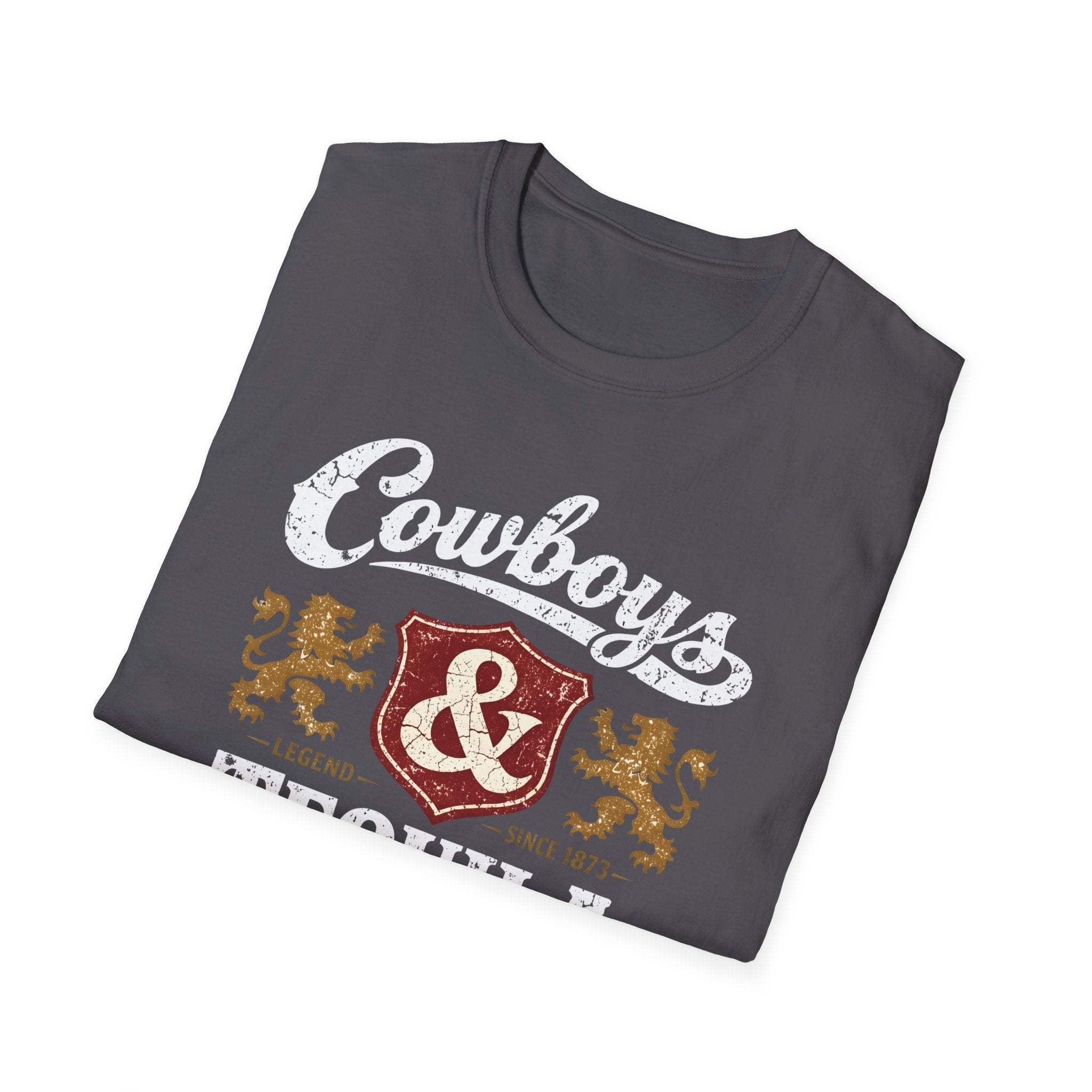 Cowboys & Tequila T-Shirt | Western Crest Graphic Tee