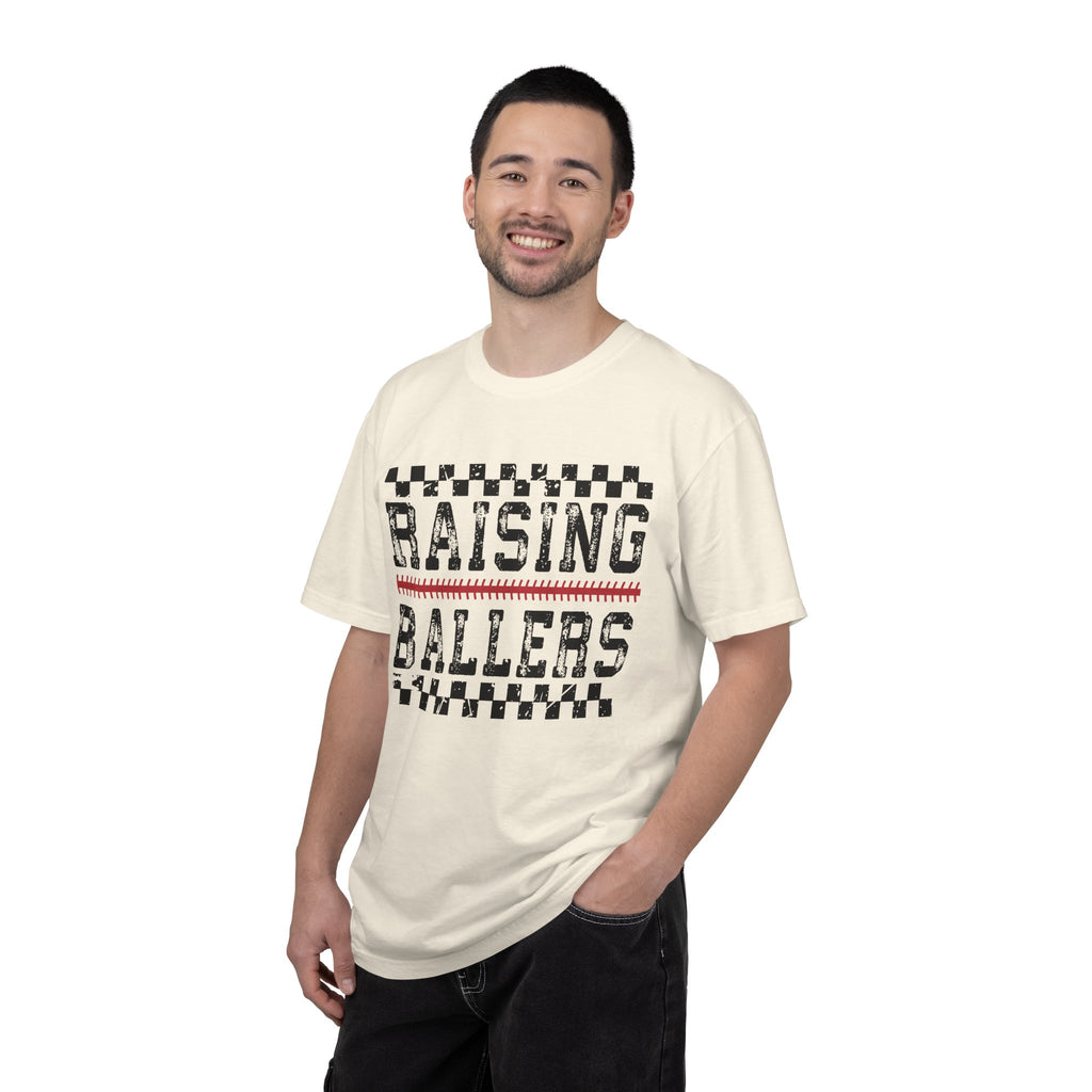 Raising Ballers T-shirt | Sports Typography, Basketball Mom Dad Shirt