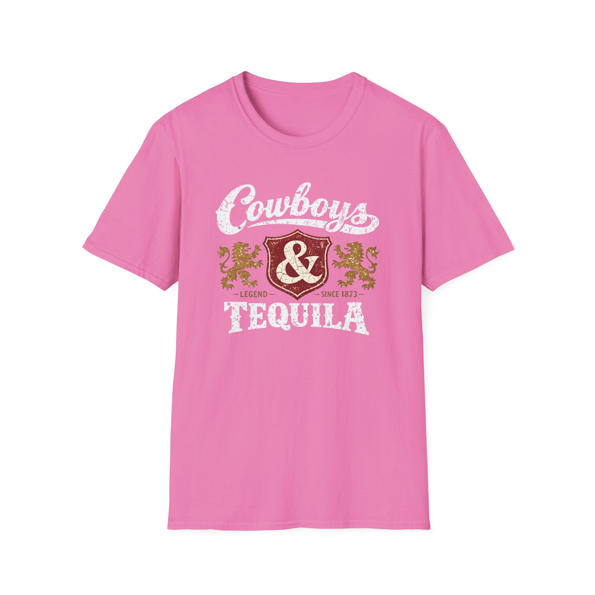 Cowboys & Tequila T-Shirt | Western Crest Graphic Tee