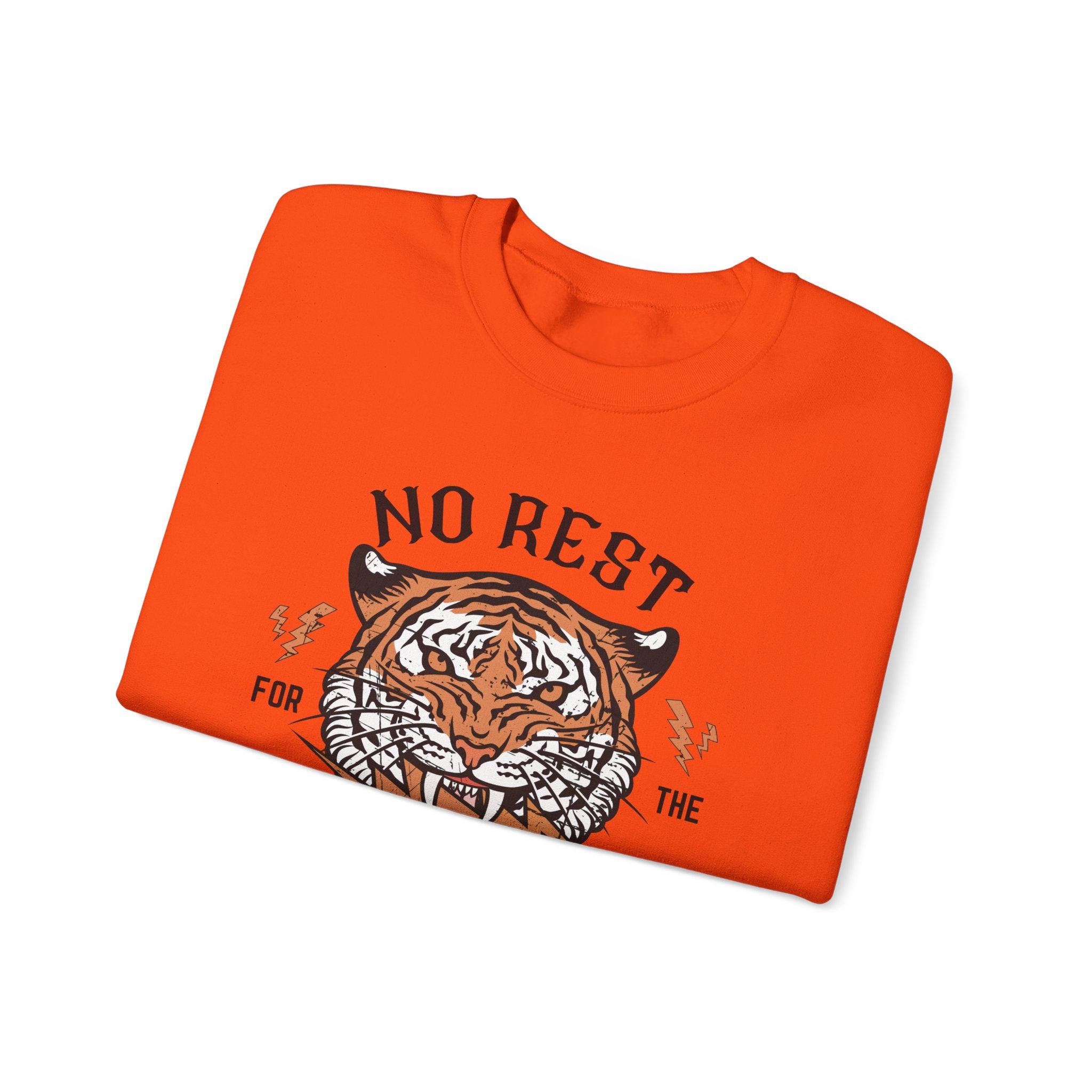 No Rest for the Mothers Tiger Crewneck Sweatshirt